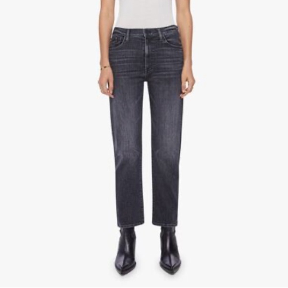 MOTHER Jeans - The Ditcher Zip Ankle in Smoking Section